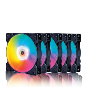 Kit 5x Fans Cyclone Black Forward